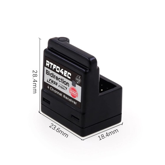 Original AGFRC RTF04EC 4CH+S.BUS2 8.4V High Voltage T-FHSS Wireless